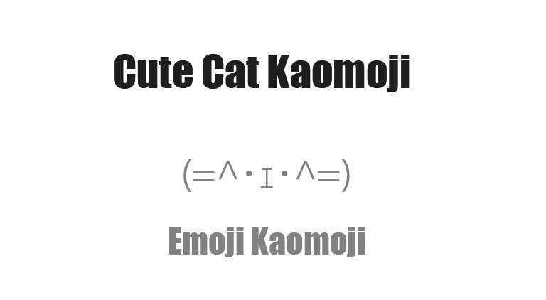 可愛いネコの顔文字一覧